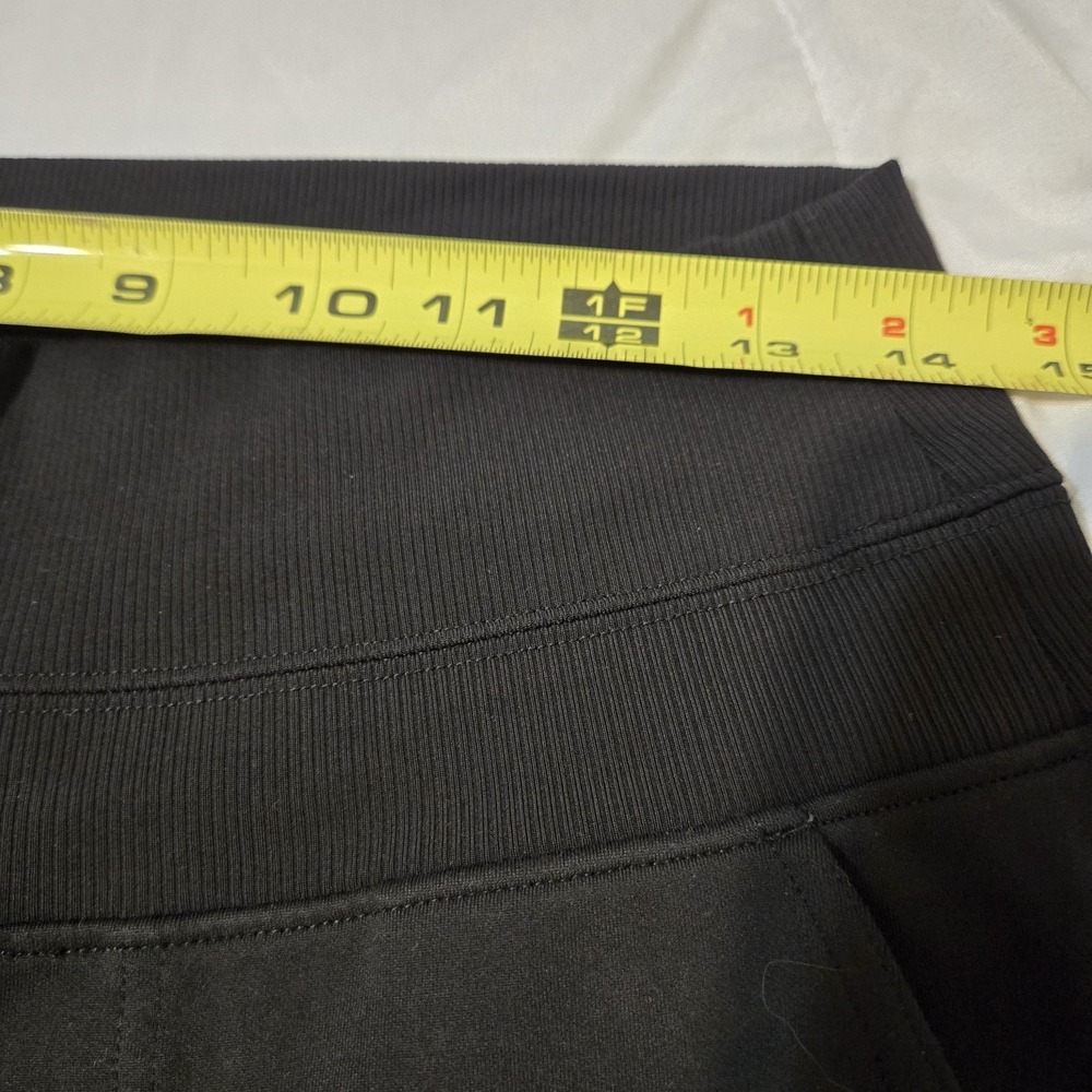 Athleta Venice Women's Jogger Back Zippers Hidden Pocket Black Size Medium - Picture 2 of 6